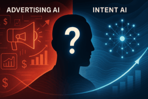 広告AI vs 意図AI：AI時代の“問いの質”が未来を決める