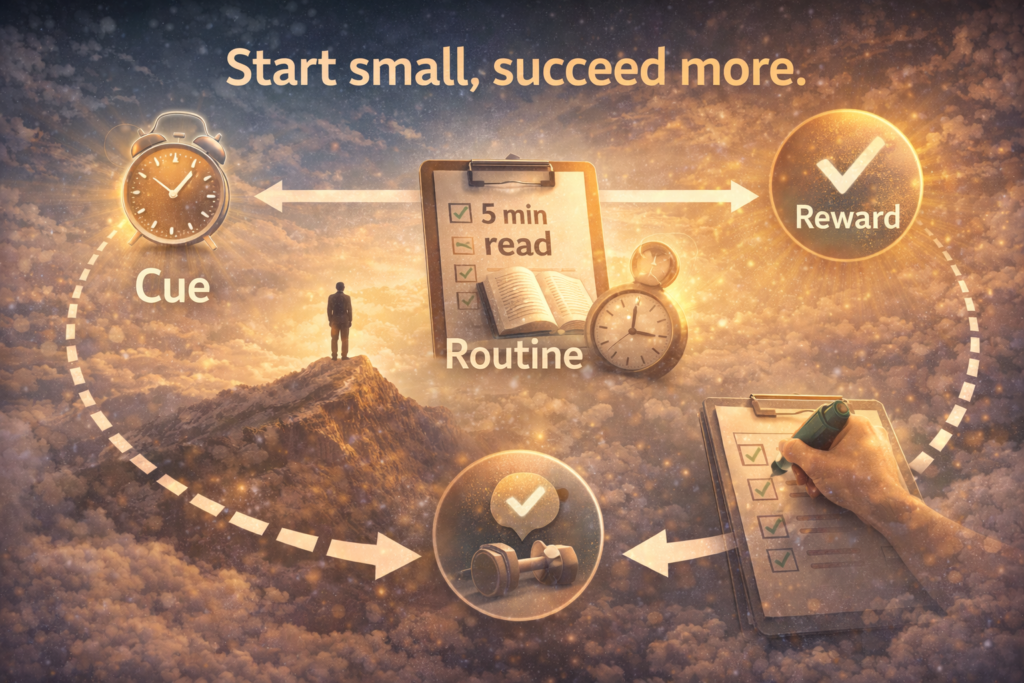 The Smaller the Start, the Longer the Habit: How to Create a Minimum Success Loop